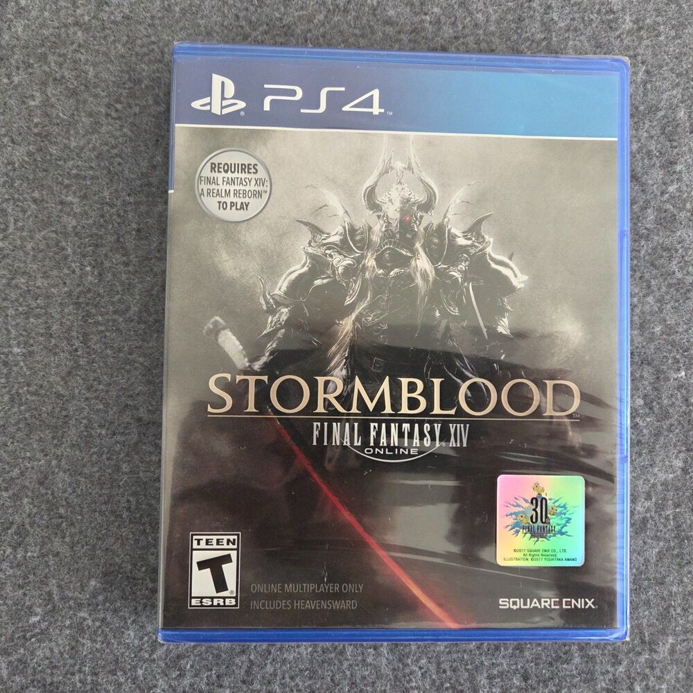 Final Fantasy XIV Stormblood PS4 New Sealed Square Enix mmorpg Expansion